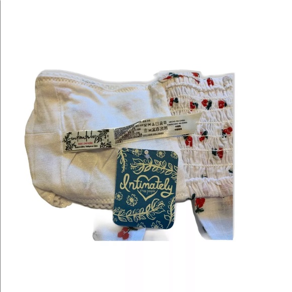 Free People Womens Britt White Wireless Bra - Picture 5 of 8